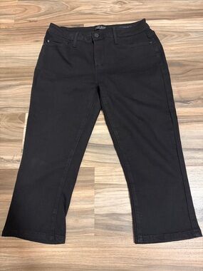 Judy Blue Capri Fit Denim Jeans Black Women's Size 9/29 Cotton Blend Stretch